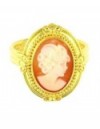 Χρυσό Δαχτυλίδι με Cameo